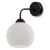 RIFFLE FEKETE FALI LÁMPA, 1 LÁMPÁS FEHÉR LÁMPABERŰ, E27 146659380