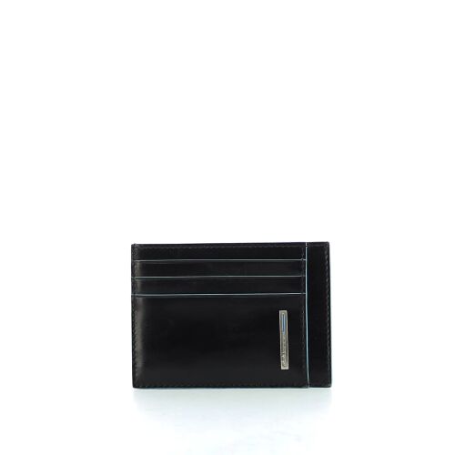 Piquadro, Blue Square, Leather Card Holder, PP2762B2R / N, Black, For Men 146660062