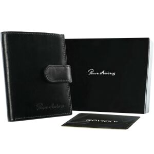 Bőr kártyatartó TW-04-VT-NPA FEKETE 146660267 - Férfi pénztárca