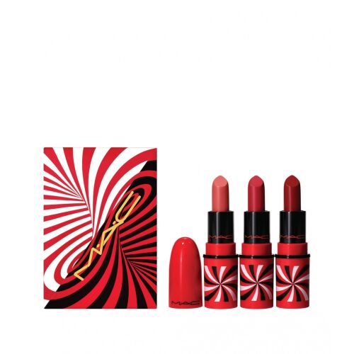 Tiny Tricks Set MAC: Mini, Cream Lipstick, Awespicious, 1.7 g +  + Mini, Matte, Cream Lipstick, Sleight Of Grand, 1.8 g *Miniature 146661570