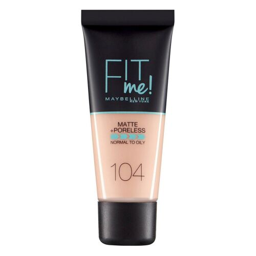 Maybelline Fit Me Matte + Poreless Alapozó - 104 Soft Ivory - Sminkelés