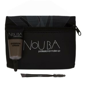 20 Set Nouba: Nouba, Eyebrow Brush + Nouba, Eyebrow Gel, 7 ml + Textile Makeup Bag, Black 146661774 - Szemöldökfesték