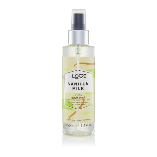 I Love, Signature Collection, Vegan, Mist Spray, Vanilla Milk, All Over The Body, 165 ml 146662275