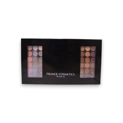 France Cosmetics arcpaletta 114 szemhéjfestékkel, pirosítóval és kontúrszínekkel - Szemhéjfesték