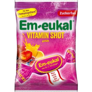 Em-eukal Vitamin Shot Cukormentes cukorka 75 g