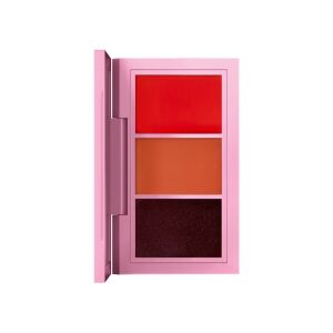 MAC, From Harris With Love, Lip Palette, Roman Revelation: Bright Orange (Matte) + No Place Like LA: Warm Nude (Amplified) + London Grind: Deep purple (Amplified), 3 g 146663046 - Száj