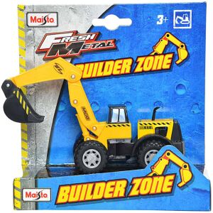 Maisto, Fresh Metal, Builder Zone, Excavator, Orange, 1:24, 3+ months