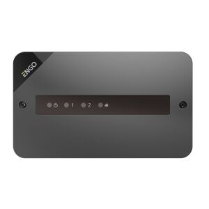 Fűtési kör integrátor két zónához a fő szivattyú és a hőforrás támogatásával, ENGO ECB2-230, 230V, fekete