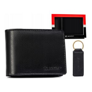 Ajándékkészlet: pénztárca és kulcstartó öko bőrből - Rovicky 146664668 - Férfi pénztárca