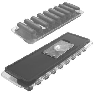 Szilikon jégkockaforma fedővel 26,5x9,5 cm 146664824 - Báreszköz