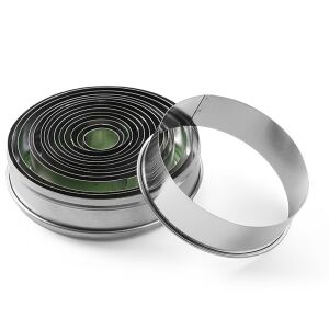 Sima, kerek sütiforma, átmérő 19 - 112 mm, Hendi 673416 146664922 - Sütemény kiszúró