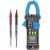 Högert HT1E620 Clamp Meter Multimeter with test leads front view