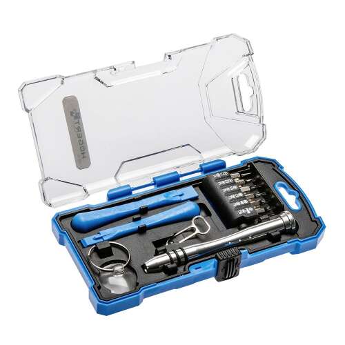 Högert HT1S271 precision screwdriver set for smartphones and laptops, complete kit