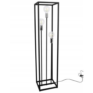 FEKETE FÉM ÁLLÓLÁMPA 130 CM 146667044 - Állólámpa