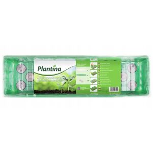 Mini üvegház + kókuszdió korongok 54x15x11cm 20 lyuk 146667507 - Palántanevelő tálca