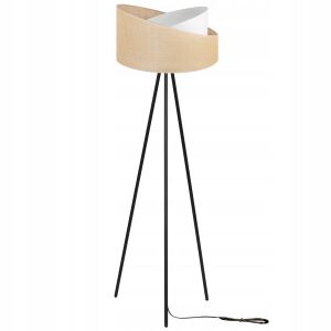 ÁLLÓLÁMPA, HÁROMSZÖGŰ FÉM LÁMPABURNY, JUTÁBÓL 45CM 146667615 - Állólámpa