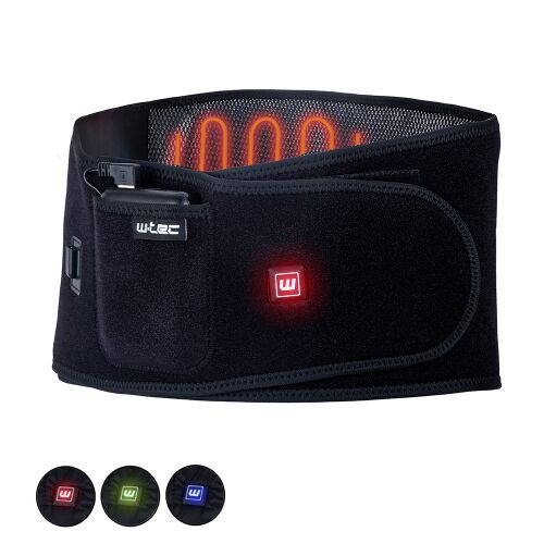 Fűthető deréköv W-TEC HEATbelt S-XL, 3 fűtési mód, egyenletes hőelosztás, kiváló hőszigetelő tulajdonságok, erős tépőzár 146669795