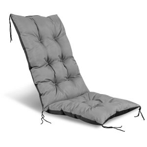 Kerti párna 50x50x80 cm székre, vízálló, szürke 146671365 - Kert