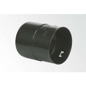 PVC vízelvezető átmenet DN/OD 100x110 vízelvezető csőről csatornacsőre, fekete