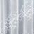 BAKARO - Készre varrt jacquard függöny alul kivágással - 420x160 cm - fehér 146674908