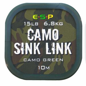 ESP CAMO SIND LINK LINE 10M 11,4KG ZÖLD ELCSLG025 |ELCSLG025 146676859 - Fonott előkezsinór