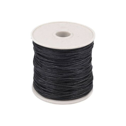 Chrysalis viaszos pamutzsinór, átmérő 1 mm, hossza 20 m, fekete 146678698