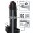 Fantasy X-Tensions - Vibráló Péniszhüvely 33%-kal Vastagabb +5,1 cm Hosszabb Fekete 146678998