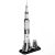 Összeszerelt CubicFun NASA Apollo Saturn V Rakéta 3D Puzzle