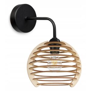 FALI LÁMPA, NÉGYZET ALAKÚ LÁMPA, MENNYEZETI LÁMPA, FA LÁMPABÚRA, LED