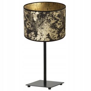 GIA ASZTALI LÁMPA, ARANY MINTÁS LÁMPABURNY