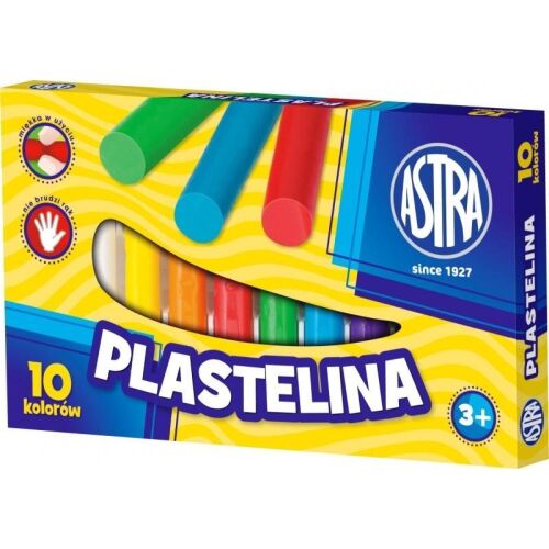 PLASTICINE 10 COL ASTRA 83812902 A""10 0088