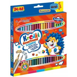 BAMBINO KÉTOLDALAS ZSÍRKRETÁK 24/48 SZÍN 18CM A'8 4964