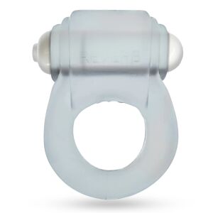 Oxballs - Glowdick péniszgyűrű vibrációs LED-del, átlátszó