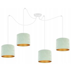 ELEGÁNS PÓK FÜGGŐLÁMPA, ARANY BÁRSONY LÁMPABÚRA