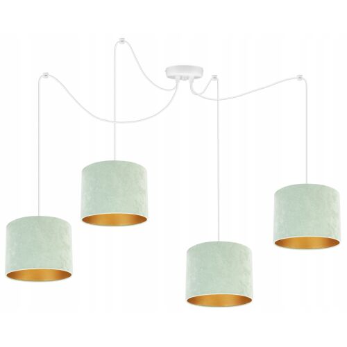 ELEGÁNS PÓK FÜGGŐLÁMPA, ARANY BÁRSONY LÁMPABÚRA 146682359