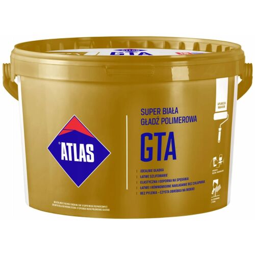 Atlas GTA polimer gipsz 18 kg szuperfehér 146683584