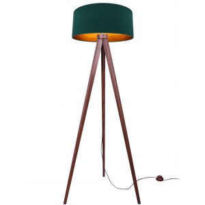 ÁLLÓlámpa, álló, TRIPOD, arany színű, fa 146684944 - Állólámpa