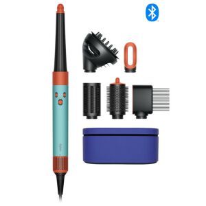 Dyson HS08 Airwrap i.d.™ Curly+Coily CePa/Tz hajsütővas, 1300 W, 13,5 l/s, Automatikus göndörítés, Ionizáció, 3 sebességfokozat, 3 hőmérséklet, Bluetooth, Kerámia patina/topáz bevonat 146686040 - Hajsütő