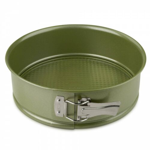 Zenker 7451 Lehajtható aljú sütőtál, Kerek, 24x7,5 cm, ILAG Maximizing Green bevonat, Akár 180°C-ig, Zöld 146686259