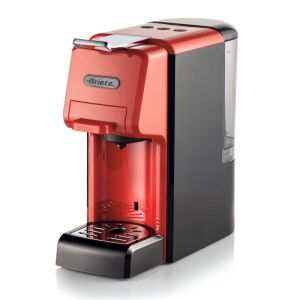 Espresso gép őrölt kávéhoz és kapszulákhoz 4in1 Ariete 1304/12, 1350W, 19 bar, 0.7 l, Automatikus kikapcsolás, Állítható talp, Piros 146686370 - Ariete