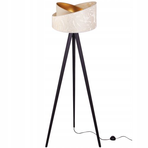 ÁLLÓLÁMPA, ÁLLÓ, ÁLLVÁNYOS, FA LÁMPABÚRA MINTÁVAL