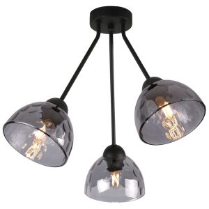 VENICE TRIO MENNYEZETI LÁMPA, GRAFIT LÁMPABÚRÁK E27 146688607 - Lámpa & Világítás