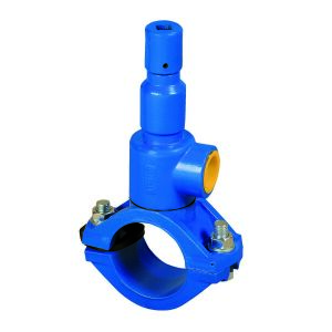 Csatlakozófúró DN110x50 PVC/PE csövekhez (önfúró), PN10, vízhez, GJL-szürke öntöttvas 146689728 - Építkezés & Felújítás