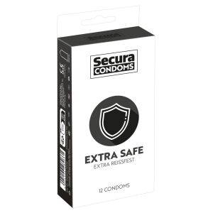 Secura Extra Safe - Extra vastag óvszer 12 db-os dobozban