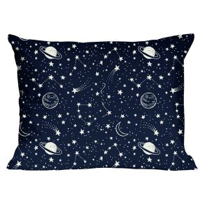Pamut párnahuzat 70x80 7K sötétkék bolygó csillagkép, 24 éves gyerekek 146691786 - Párnahuzat