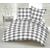 Pamut ágynemű 180x200 171a szürke és fehér kockás 146692085