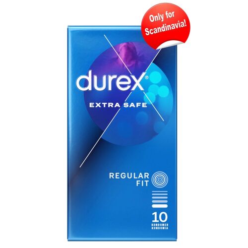 Durex Extra Safe - Extra síkosítós óvszer 10 db 146692229