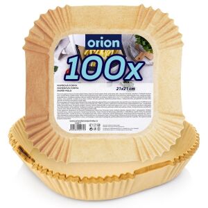 Papírbetét zsírszegény fritőzhöz 21x21 cm 100 db. 146692971 - Forrólevegős sütő kiegészítő