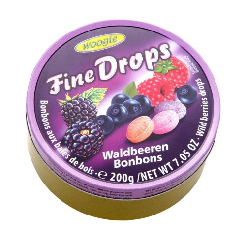 Woogie cukorka konzerv erdei gyümölcsben 200 g 146692974 - Cukorka