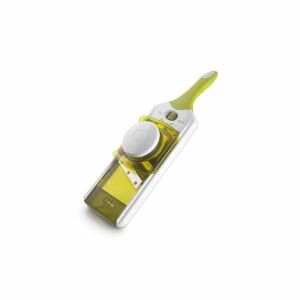 Nastaviteľné strúhadlo na mandolínu Ibili, nehrdzavejúca oceľ/plast, 37,5 x 11,5 cm, zeleno-biele 146693858 - Ručné krájače